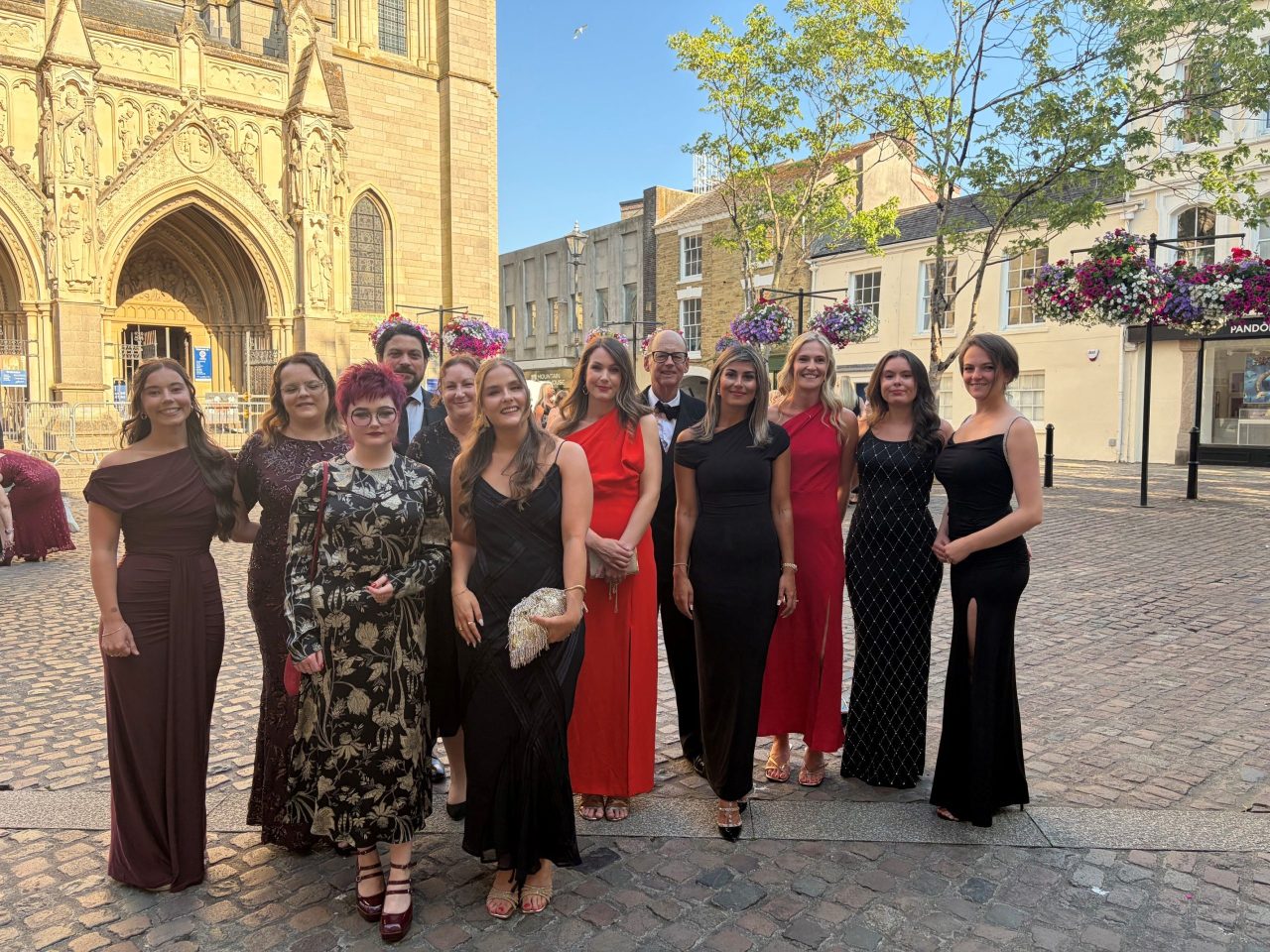 Penderlaw Team outside Truro Cathedral before the CLS awards 2026